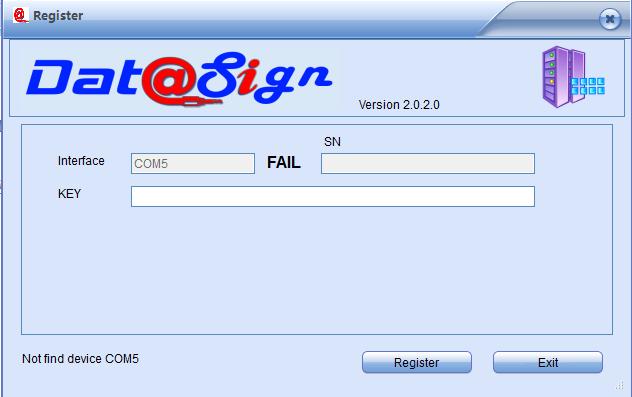 To active the DataSign driver with the software key.jpg